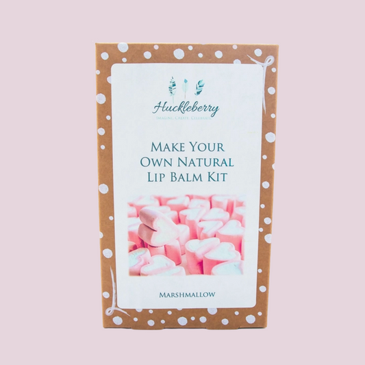 make your own lip balm kit in marshmallow from Huckleberry