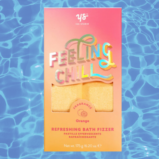 feeling chill orange scented bath fizzer from yes studio