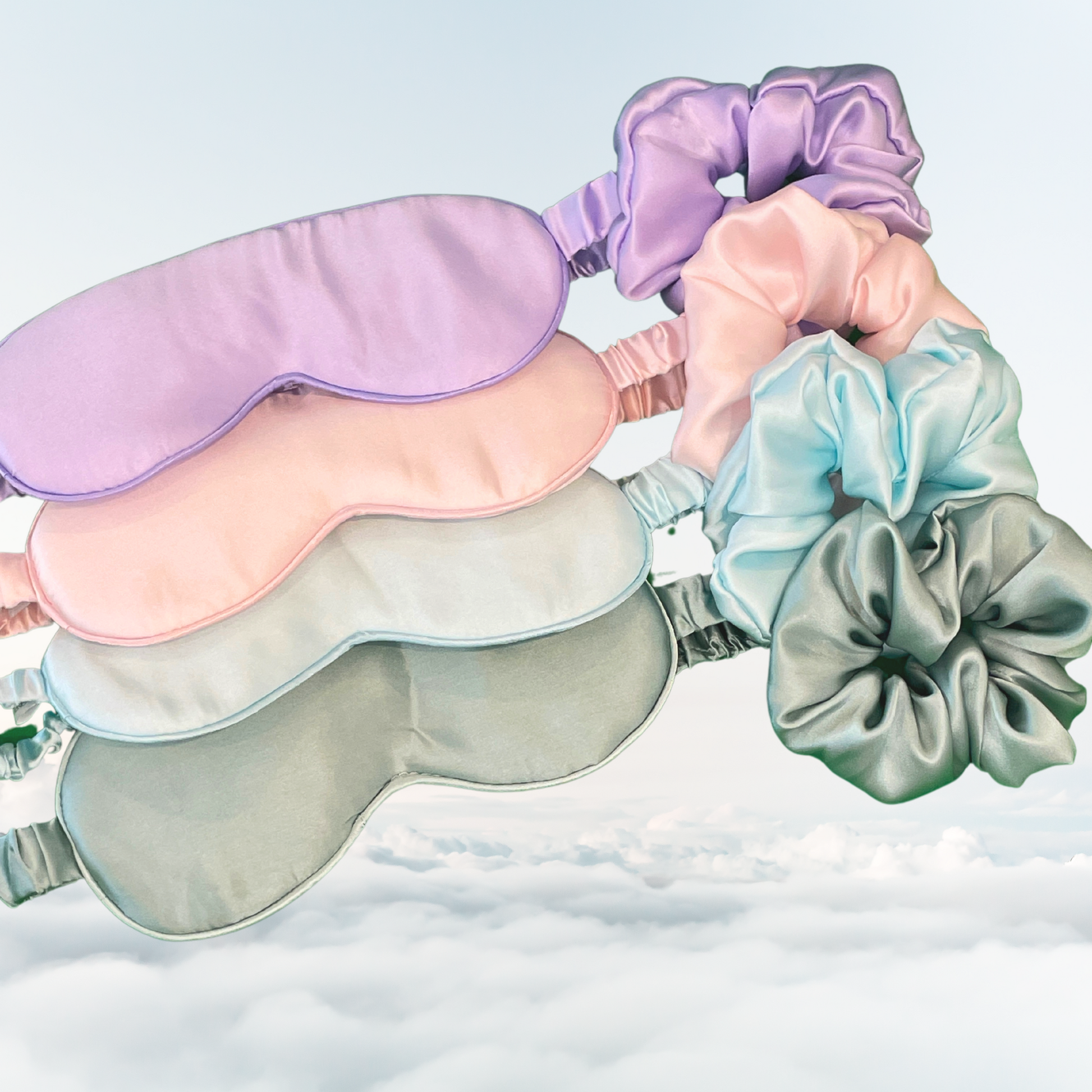 100% mulberry silk sleep masks and scrunchies for tween and teen gifts