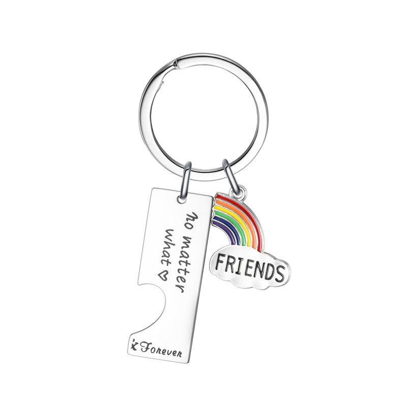 Best friend keychain set Forever