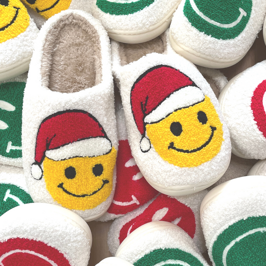 Our Christmas Slippers will put a smile on your face every morning