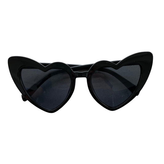 kids heart shaped sunglasses in black from sisterhood store