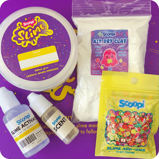 DIY Butter Slime Kit make your own slime with scent, clay and sprinkles