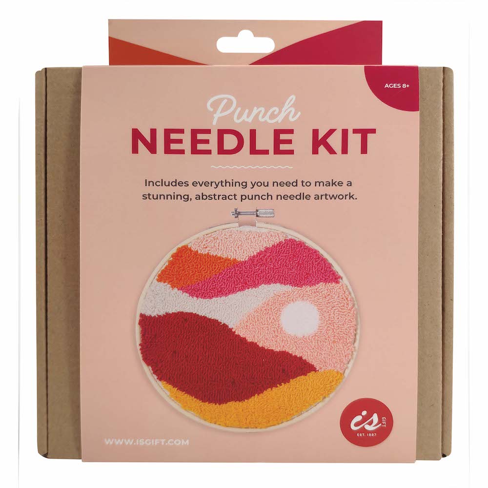 red punch needle kit from sisterhood store