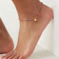 beaded seashell anklet for the beachy girls